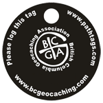 BCGA Tagback in black nickel